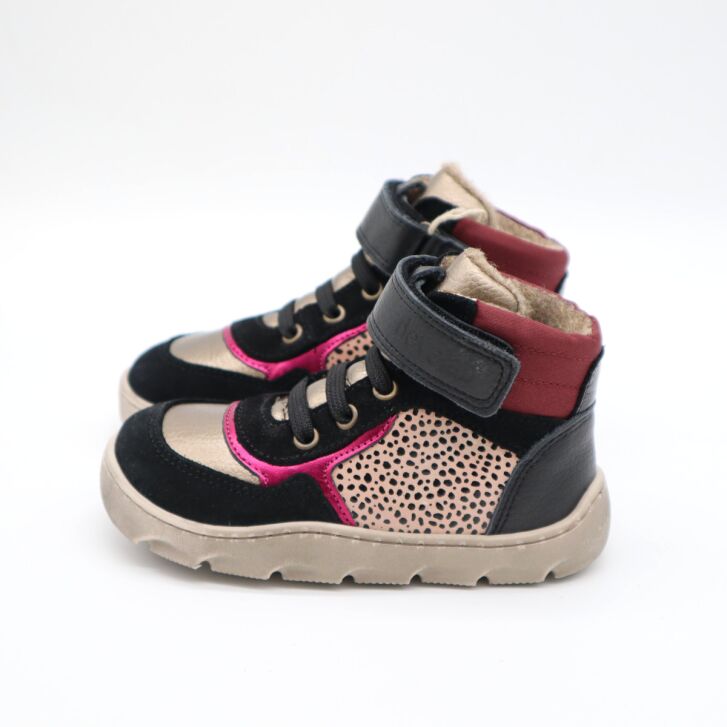 Develab BF Sneaker Lcs+Velcro Tex Black Combi 28