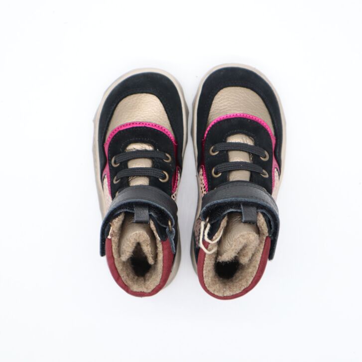 Develab BF Sneaker Lcs+Velcro Tex Black Combi 28