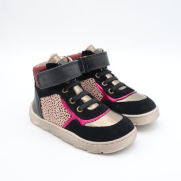 Develab BF Sneaker Lcs+Velcro Tex Black Combi 28