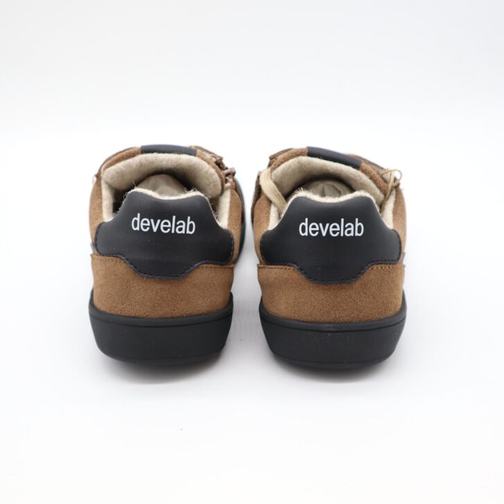Develab BF Low Cut Sneaker Laces Taupe Suede 36