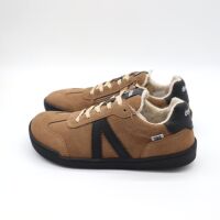 Develab BF Low Cut Sneaker Laces Taupe Suede 36