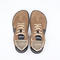 Develab BF Low Cut Sneaker Laces Taupe Suede 36