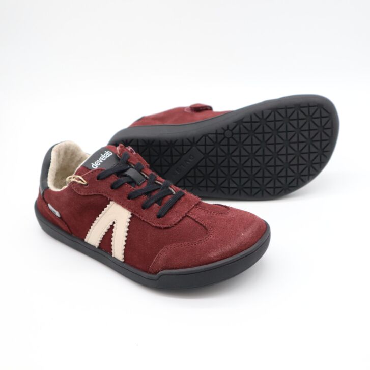 Develab BF Low Cut Sneaker Laces Burgundy 39