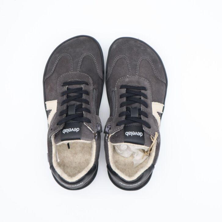 Develab BF Low Cut Sneaker Laces Grey Suede 39