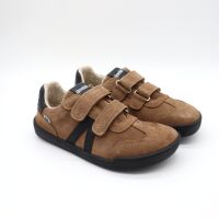 Develab BF Low Cut Sneaker 2Velcro Taupe Suede 31