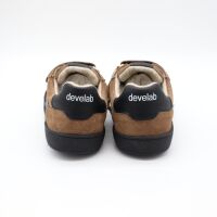 Develab BF Low Cut Sneaker 2Velcro Taupe Suede 31