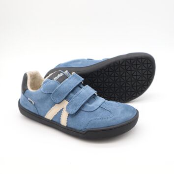 Develab BF Low Cut Sneaker 2Velcro Blue Suede 36
