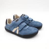 Develab BF Low Cut Sneaker 2Velcro Blue Suede 36