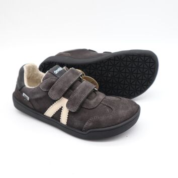 Develab BF B Sneaker 2Velcro Grey Suede 26