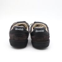 Develab BF B Sneaker 2Velcro Grey Suede 28