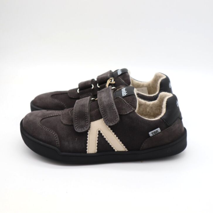 Develab BF Low Cut Sneaker 2Velcro Grey Suede 35
