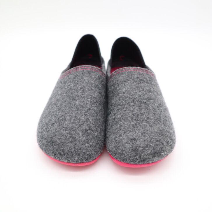 Gottstein Wool Slip-On Grey Raspberry 42
