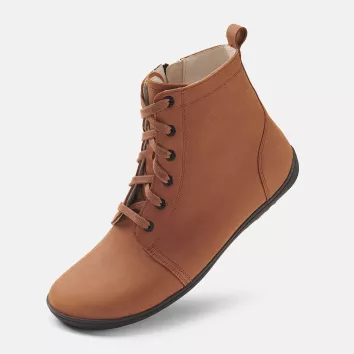 BÄR Barefoot Stiefelette JULIE 2.0 Cognac