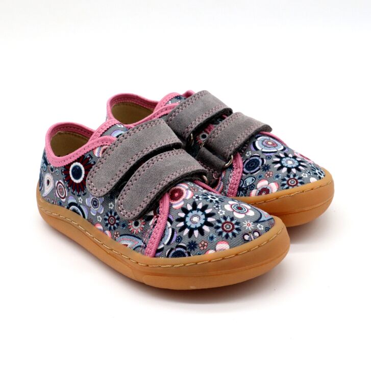 Froddo Barfußschuhe Textil Grey / Pink 28