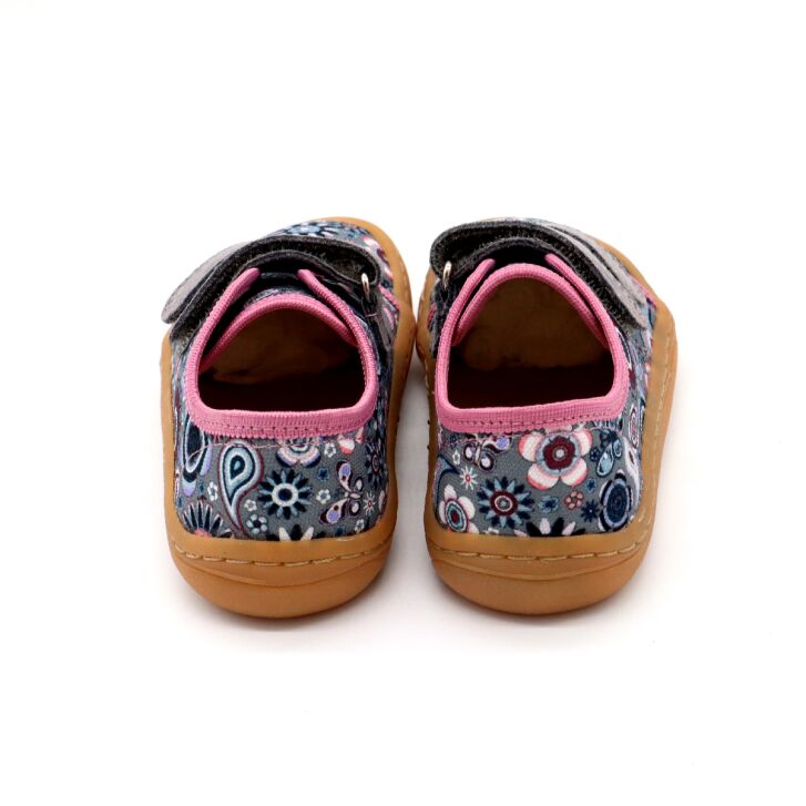 Froddo Barfußschuhe Textil Grey / Pink 28