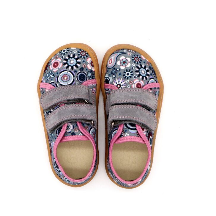Froddo Barfußschuhe Textil Grey / Pink 28