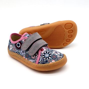Froddo Barfußschuhe Textil Grey / Pink 28
