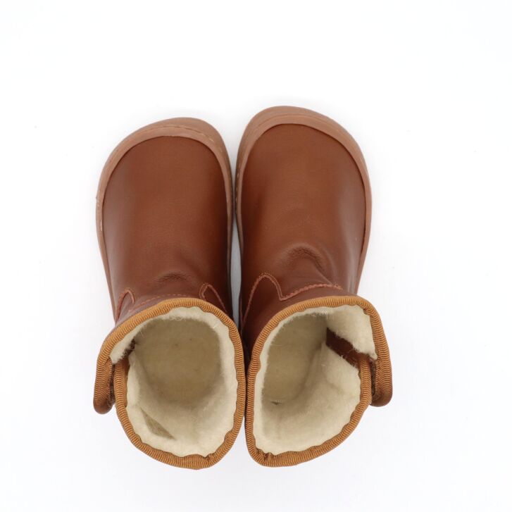 Pololo Barfußstiefel Polar Braun 31