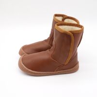 Pololo Barfußstiefel Polar Braun 31