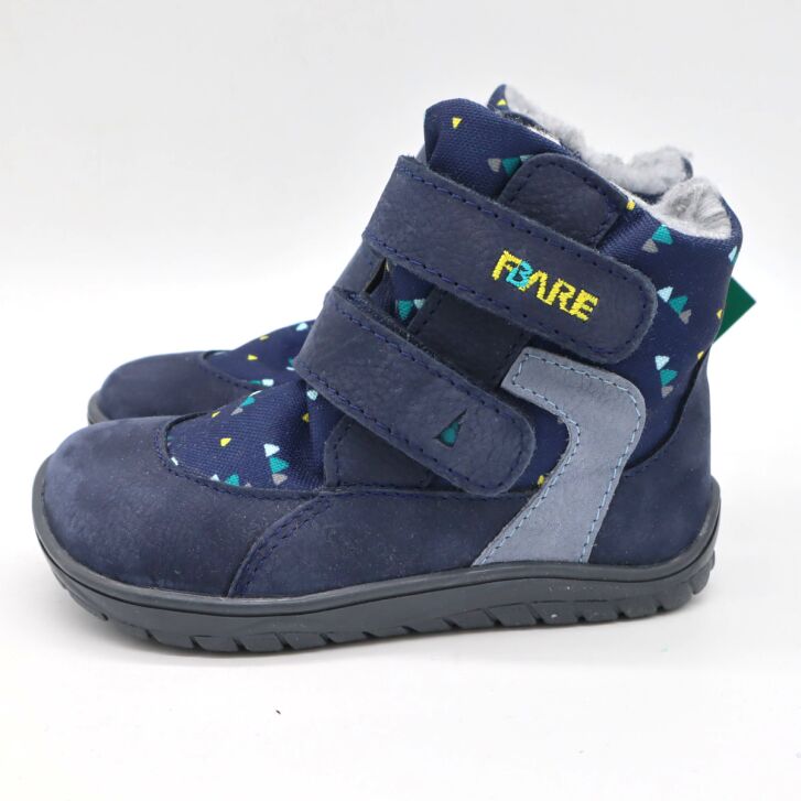 Fare Bare+ Winterstiefel Triangle Blau (B) 29