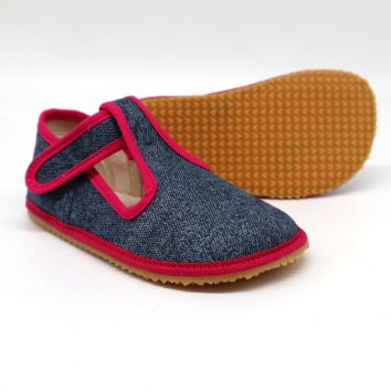BEDA PLAYFUL Hausschuhe Pink Denim 32