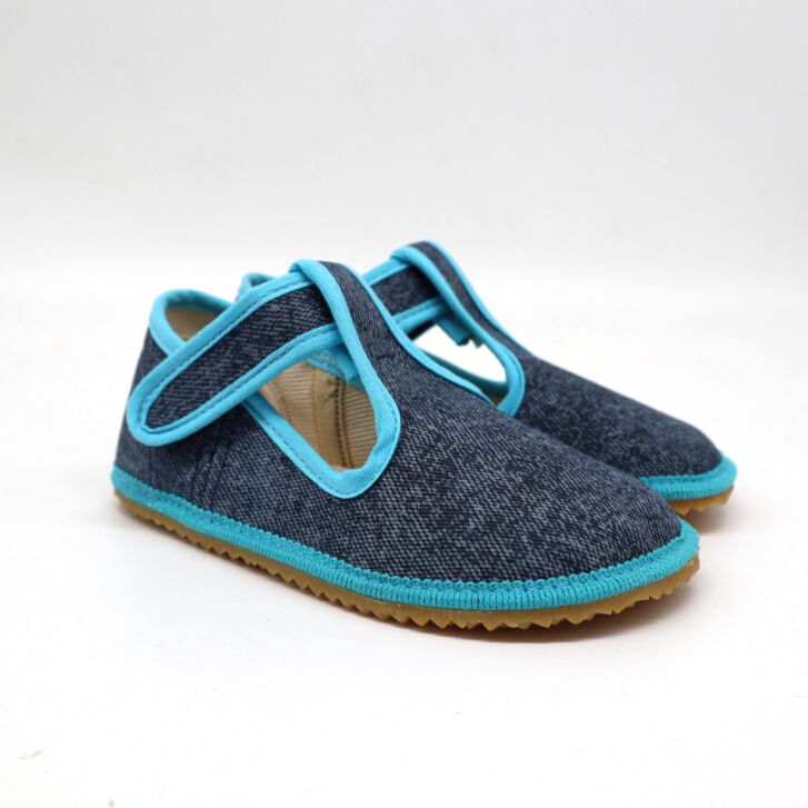 BEDA PLAYFUL Hausschuhe Turquoise Denim 33