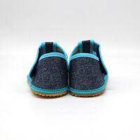 BEDA PLAYFUL Hausschuhe Turquoise Denim 33