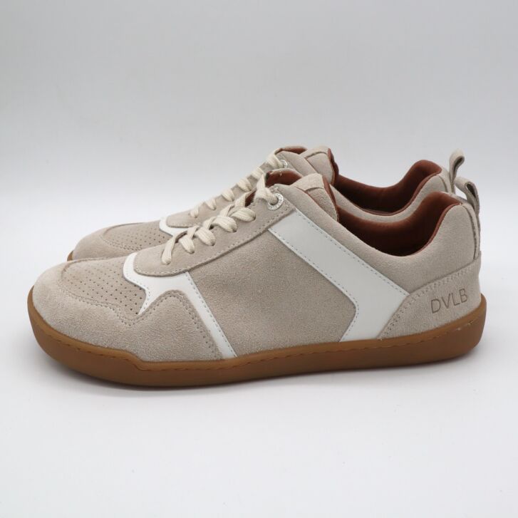 Develab BF Damen Sneaker Laces Beige Suede 40