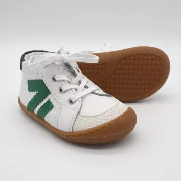 Develab BF Firststep Soft Sneaker Laces White Combi