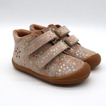 Develab BF Firststep Soft Shoe Velcro Beige 21