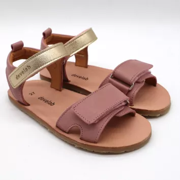 Develab BF Sandal Velcro Pink Nappa