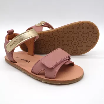 Develab BF Sandal Velcro Pink Nappa
