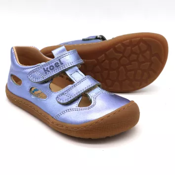 KOEL Barfußsandalen DEEN METALIC Lavandel
