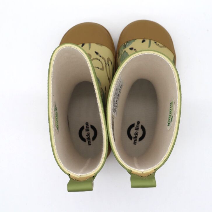 Mikk-Line Printed Wellies Gummistiefel Gray Green 27