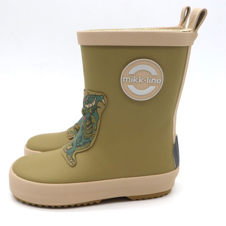 Mikk-Line Gummistiefel 3D Patch Wellies Kelp 30