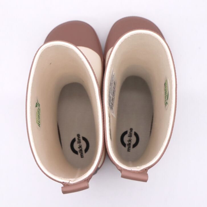 Mikk-Line Gummistiefel Rainbow Patch White Swan 25