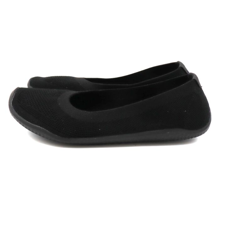 Vivobarefoot Asana Yin Ballerina Knit Womans Obsidian 38