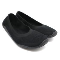 Vivobarefoot Asana Yin Ballerina Knit Womans Obsidian 38