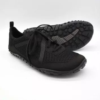 BÄR Barefoot Sneaker JUNIS TEX Schwarz