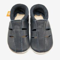 Orangenkinder Barfußschuhe Amigo Sandale Dunkelblau 22/23