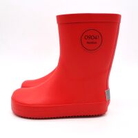 0904! Barefoot Gummistiefel Rainboot Red 29