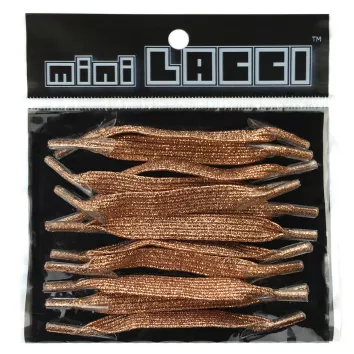 miniLACCI Schnürsenkel bronze glitter