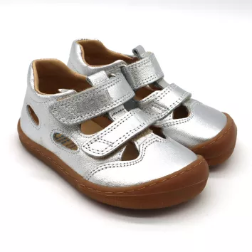 KOEL Barfußsandalen DEEN METALIC Silver