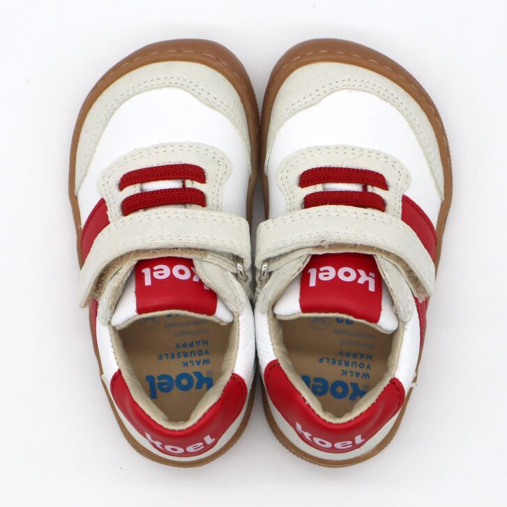 KOEL Barfußschuhe DYLAN LEATHER Red White 25