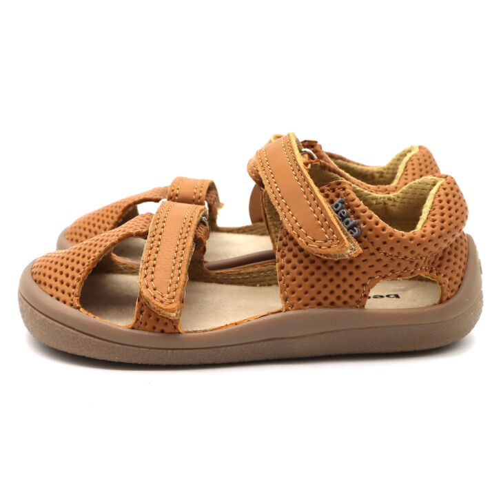 BEDA Sandalen Klett CARAMEL 24