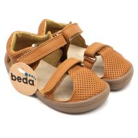 BEDA Sandalen Klett CARAMEL 24