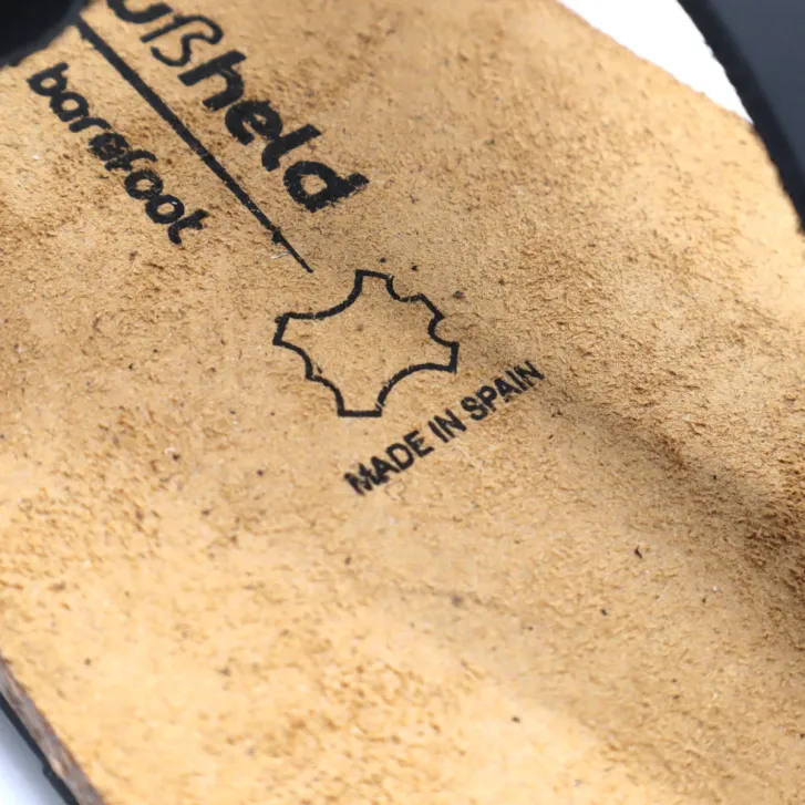 Barfußheld Zehensteg Sandale 300 Schwarz