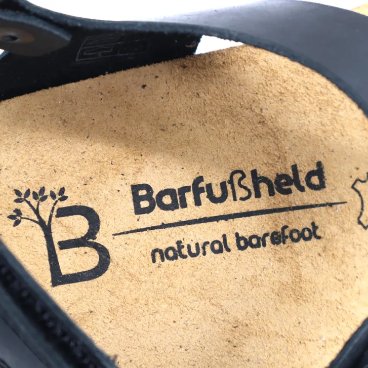 Barfußheld Zehensteg Sandale 300 Schwarz