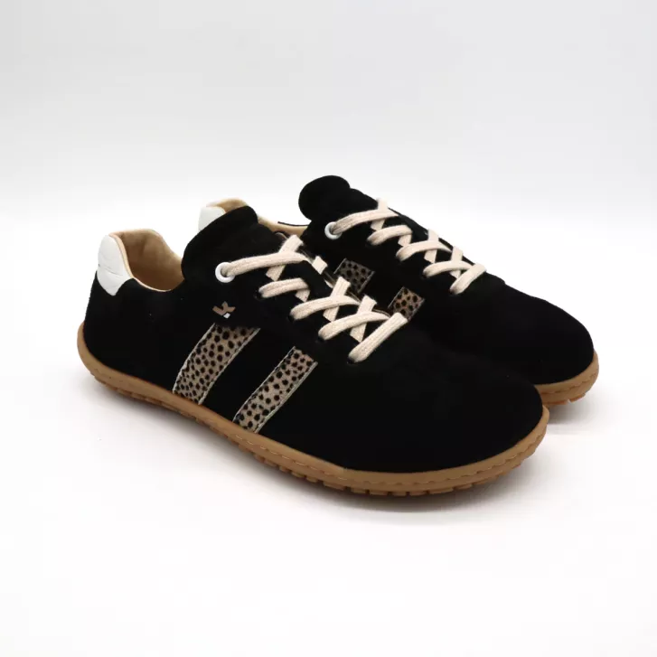 KOEL Sneaker ILA SUEDE Black Leopardo