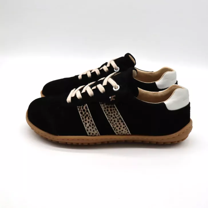 KOEL Sneaker ILA SUEDE Black Leopardo